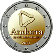 2 Euro Commemorative coin Andorra 2017 - Andorra: the Pyrenean country