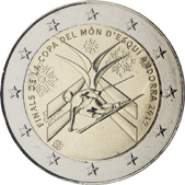 2 Euro Commemorative coin Andorra 2019 - Final of the Alpine Ski World Cup