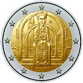 2 Euro Commemorative coin Andorra 2021 - 100 years since the coronation of Our Lady of Meritxell