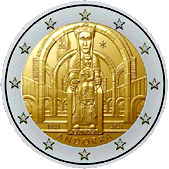 2 Euro Commemorativo Andorra 2021 - Anniversario incoronazione Nostra Signora di Meritxell