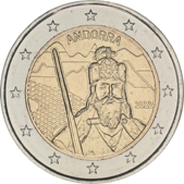 2 Euro Commemorative coin Andorra 2022 - The Charlemagne legend
