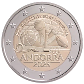 2 Euro Commemorativo Andorra 2025 - Giochi dei piccoli stati d'Europa