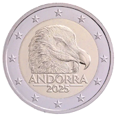 2 Euro Commemorativo Andorra 2025 - Gipeto