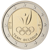 2 Euro Commemorative coin Belgium 2016 - Summer Olympics