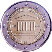 2 Euro Commemorativo Belgio 2017 - Anniversario Università di Gent