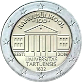 2 Euro Commemorative coin Estonia 2019 - 100 years since the foundation of the University of Tartu