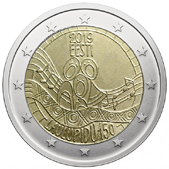 2 Euro commemorative coin Estonia 2019 - 150th anniversary of the first Estonian Song Festival