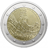 2 Euro Commemorativo Estonia 2019 - Anniversario Festival canzone estone