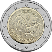 2 Euro Commemorativo Estonia 2021 - Popoli ugrofinnici
