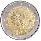 2 Euro Commemorativo Estonia 2024- Il fiordaliso