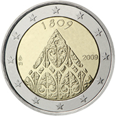 2 Euro Commemorativo Finlandia 2009 - Autonomia finlandese