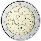 2 Euro Commemorative coin Finland 2013 - 150th anniversary of the Finnish Parliament