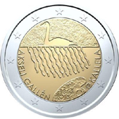 2 Euro Commemorativo Finlandia 2015 - Nascita Akseli Gallen-Kallela