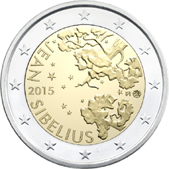 2 Euro Commemorative coin Finland 2015 - 150 years since the birth of Jean Sibelius