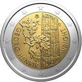 2 Euro Commemorativo Finlandia 2016 - Anniversario nascita Georg Henrik von Wright