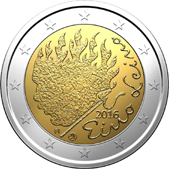 2 Euro Commemorativo Finlandia 2016 - Anniversario morte Eino Leino