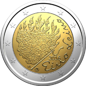 2 Euro Commemorative coin Finland 2016 - 90th anniversary of the death of Eino Leino