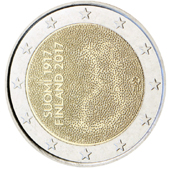 2 Euro Commemorativo Finlandia 2017 - Anniversario Indipendenza
