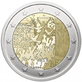 2 Euro Commemorativo Francia 2019 - Anniversario caduta Muro di Berlino