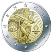 2 Euro Commemorativo Francia 2022 - Olimpiadi Parigi 2024