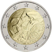 2 Euro Commemorative coin France 2022 - Erasmus programme anniversary