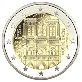 2 Euro Commemorativo Francia 2025 - Notre-Dame