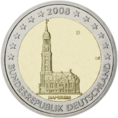 2 Euro Commemorativo Germania 2008