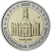 2 Euro Commemorativo Germania 2009 dritto