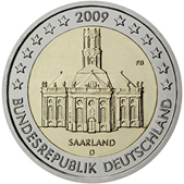 2 Euro Commemorativo Germania 2009 dritto