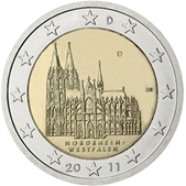 2 Euro Commemorativo Germania 2011 dritto