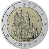 2 Euro Commemorativo Germania 2012 dritto