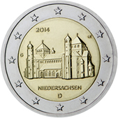 2 Euro Commemorativo Germania 2014 dritto
