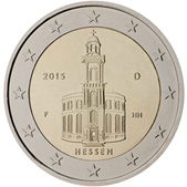 2 Euro Commemorativo Germania 2015 dritto