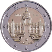 2 Euro Commemorativo Germania 2016 dritto