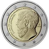 2 Euro Commemorative coin Greece 2013- Anniversary of the Founding of the Platonic Academy