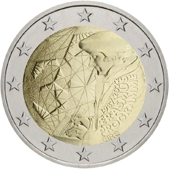 2 Euro Commemorativo Irlanda 2022  - anniversario programma Erasmus