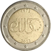 2 Euro Commemorativo Irlanda 2023  - anniversario adesione all'Unione Europea