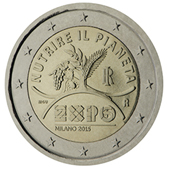 2 Euro Commemorativo Italia 2015 - Expo Milano