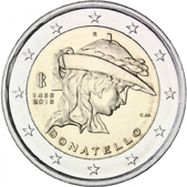 2 Euro Commemorative coin Italy 2016 - Donatello
