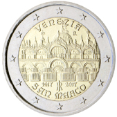 2 Euro Commemorative coin Italy 2017 - St. Mark's Basilica