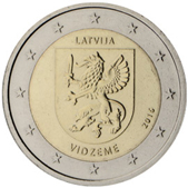 2 Euro Commemorative coin Latvia 2016 - Livonia