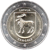 2 Euro Commemorative coin Latvia 2018 - Zemgale