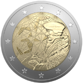 2 Euro Commemorative coin Latvia 2022 - Erasmus programme anniversary
