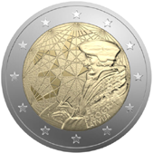 2 Euro Commemorativo Lettonia 2022 - Anniversario Programma Erasmus