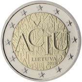 2 Euro Commemorativo Lituania 2015 - Lingua lituana