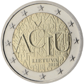 2 Euro Commemorativo Lituania 2015 - Lingua lituana