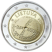 2 Euro Commemorativo Lituania 2016 - Cultura baltica