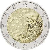 2 Euro Commemorativo Lituania 2022 - Anniversario programma Erasmus