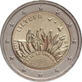 2 Euro Commemorativo Lituania 2023 - Solidarietà all'Ucraina