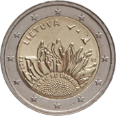 2 Euro commemorative coin Lithuania 2023 - Together with Ukraine